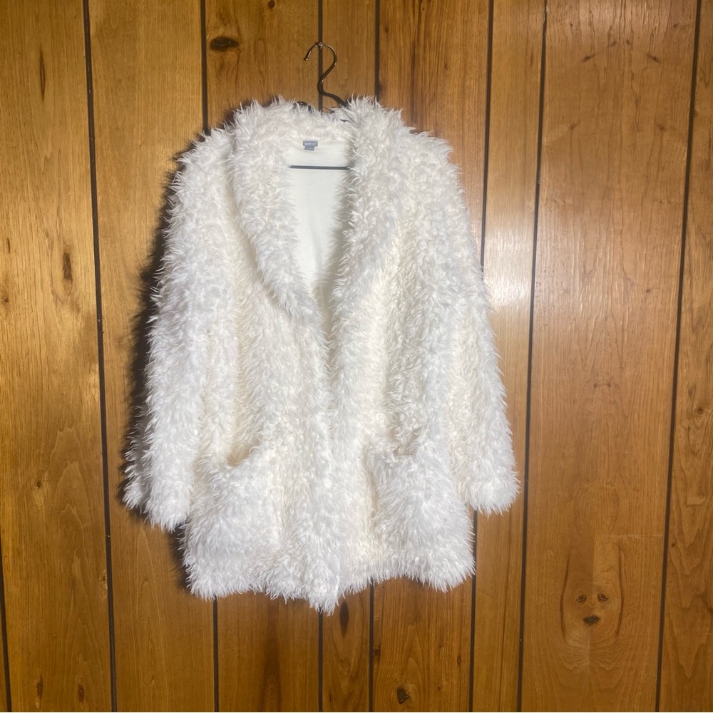 Aerie Cream Teddy Jacket